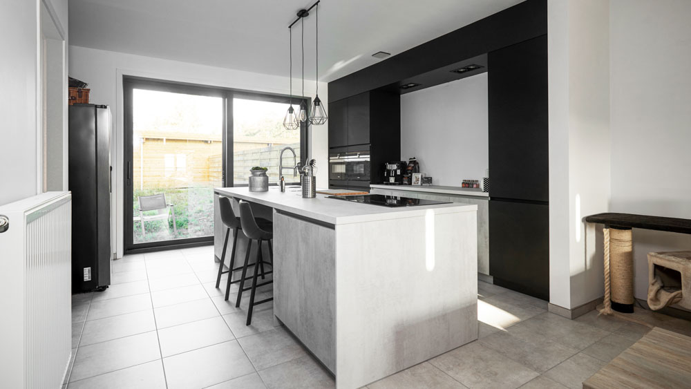 keuken met beton look